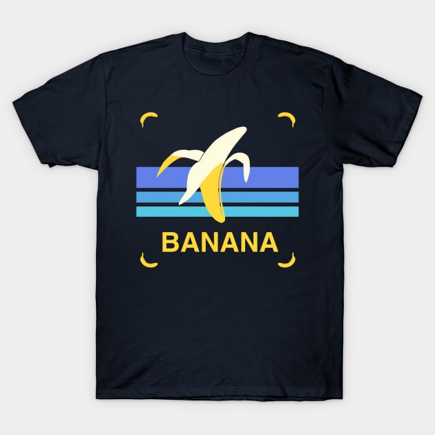Retro banana design T-Shirt by Mimie20